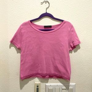 Pink Brandy Melville Crop Top